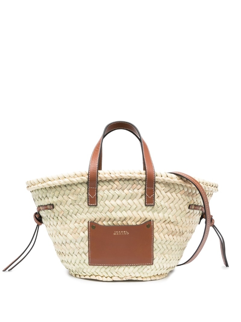 Cadix raffia basket bag - 1