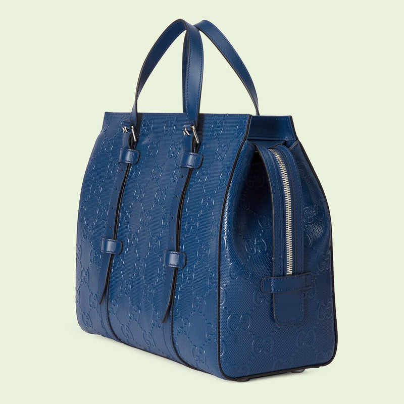 GUCCI GG embossed medium tote bag outlook