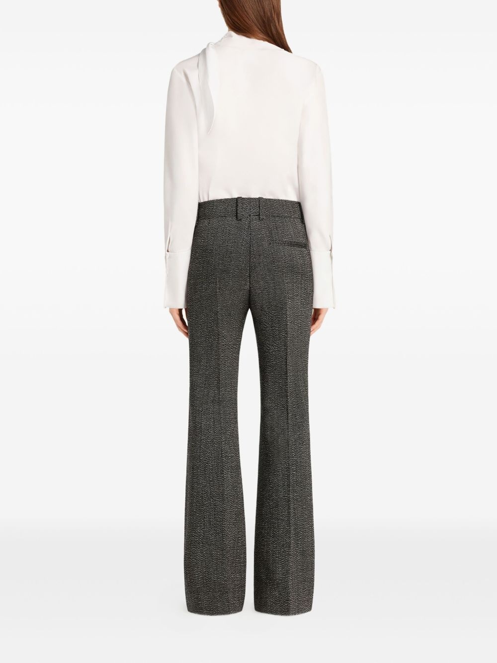 cotton asymmetric blouse - 4