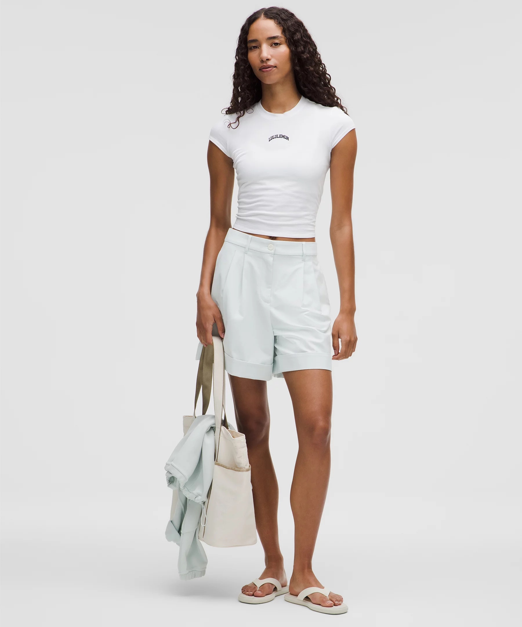LuluLinen High-Rise Short 6" - 2