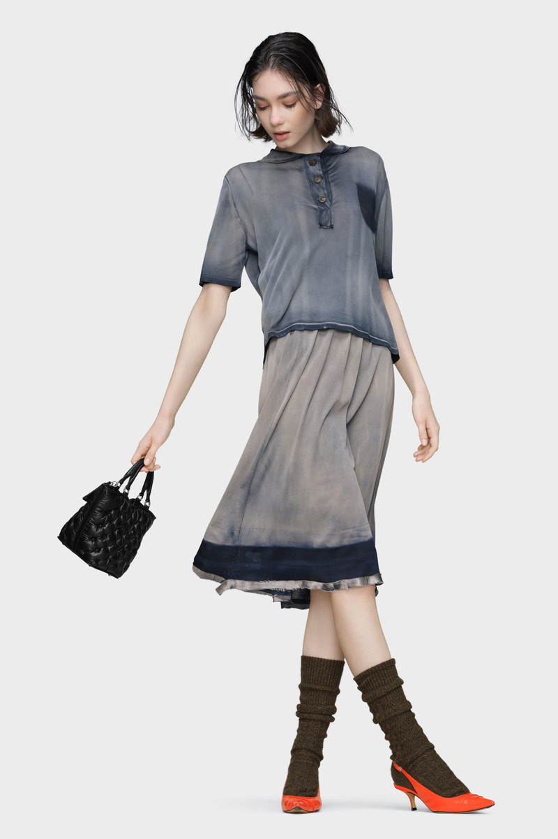 Sun-faded midi skirt 6
