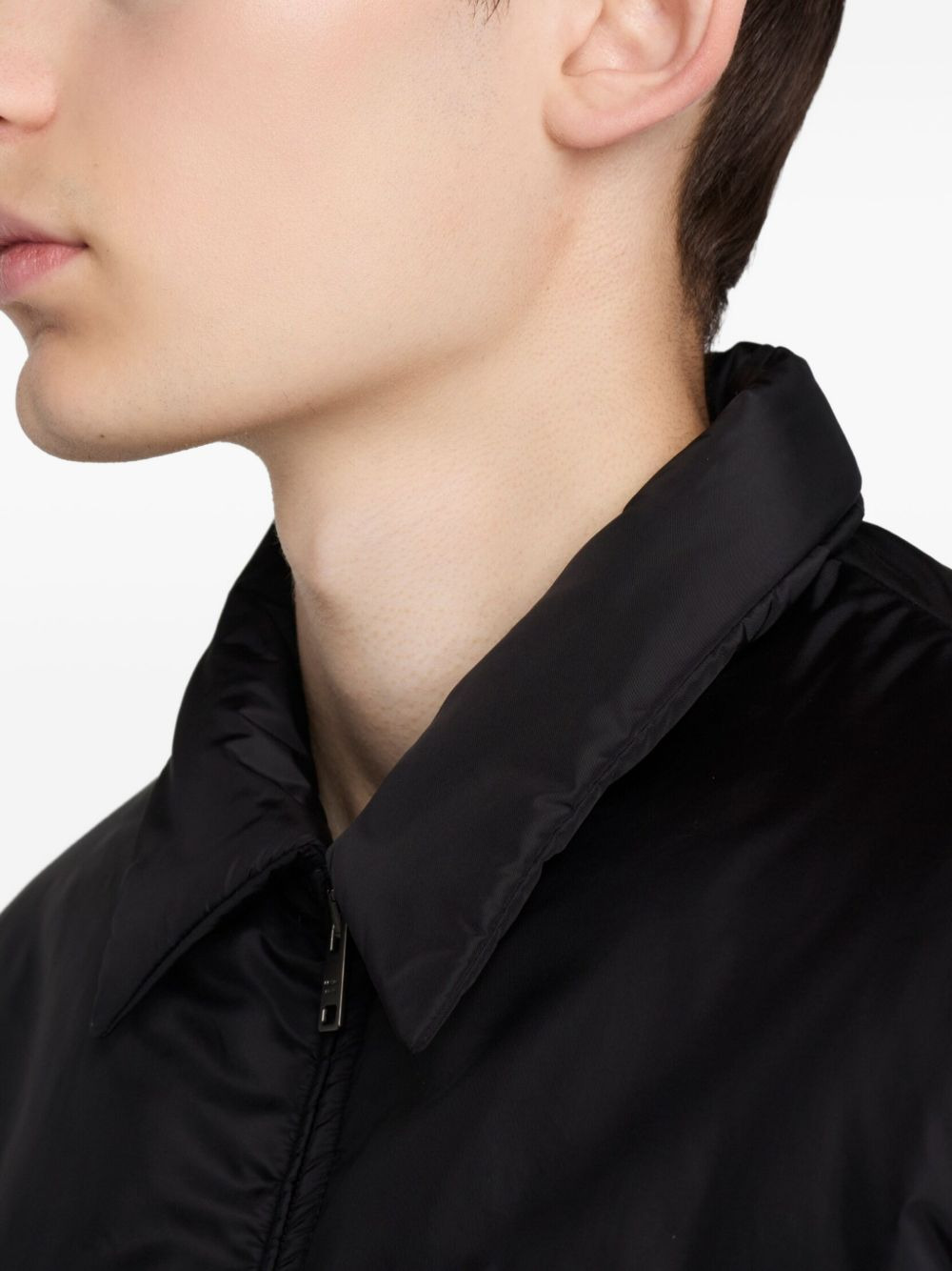 triangle-logo padded jacket - 5