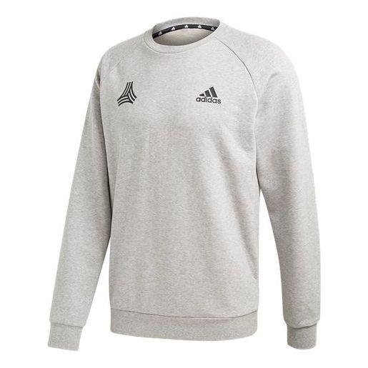 adidas Soccer/Football Sports Loose Pullover light grey FU3662 - 1