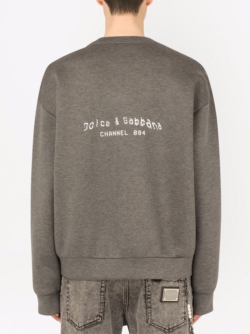 graphic-print cotton sweatshirt - 4