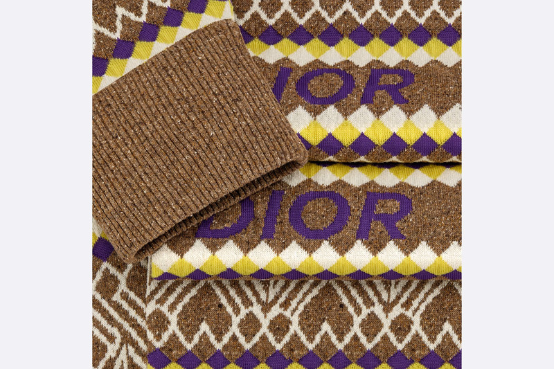 Dior Fair Isle Scarf outlook