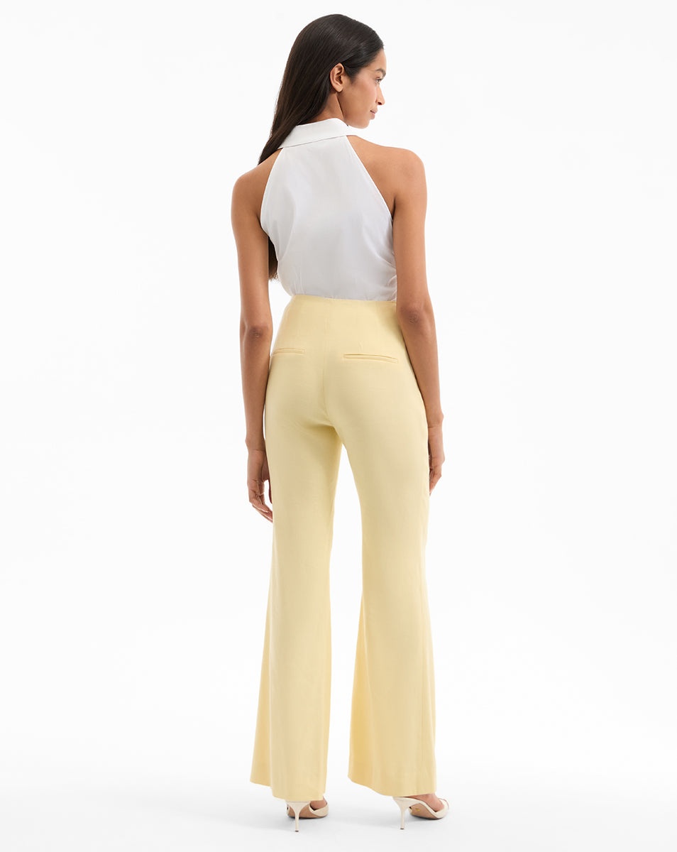 KOMI STRETCH-LINEN PANT - 5