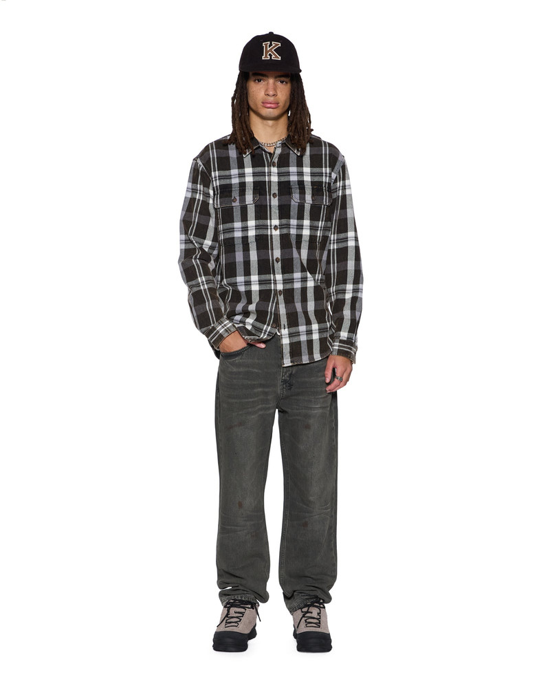 ROSEBOWL LS SHIRT 1999 BLACK CHECK 3