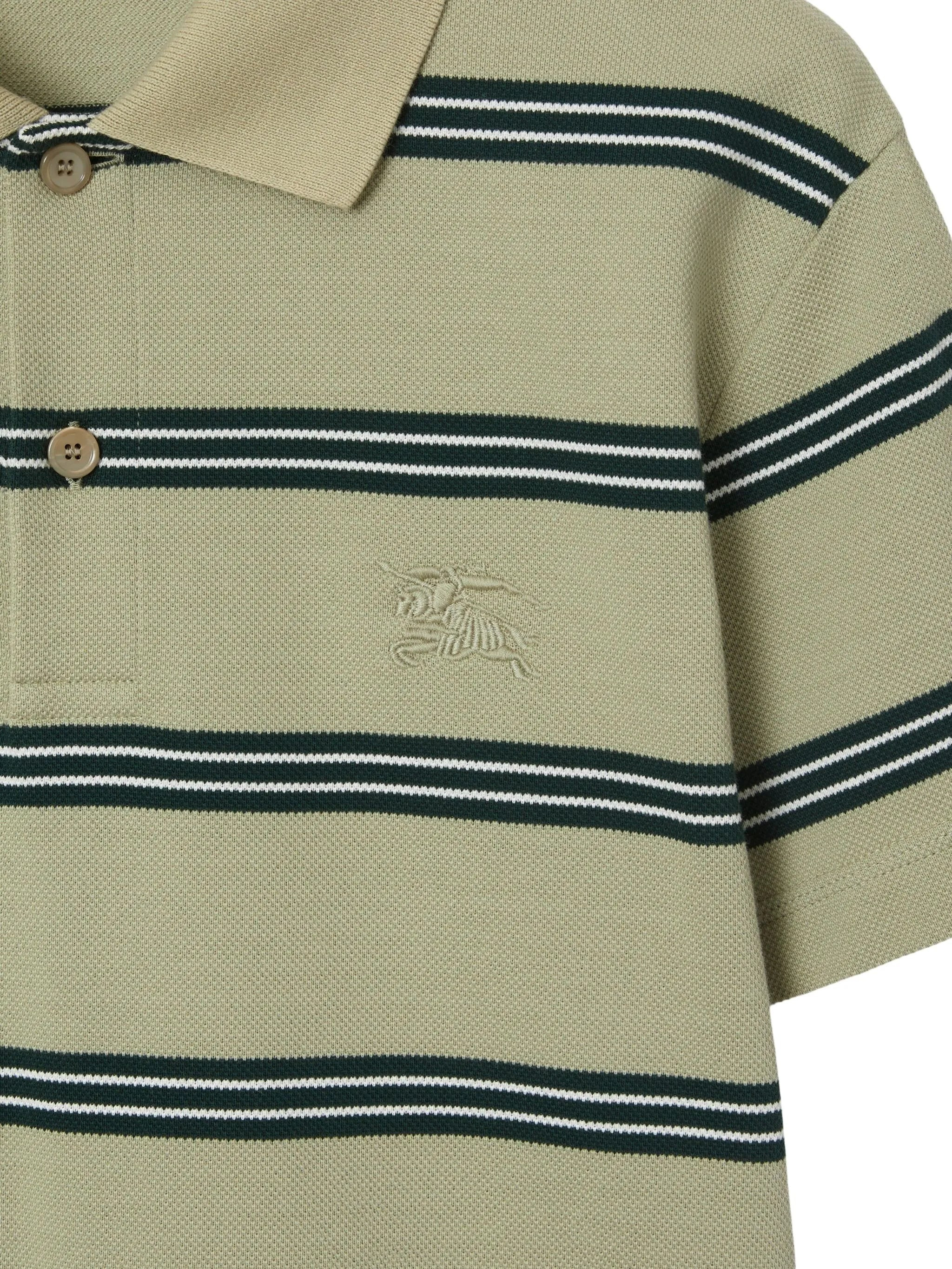 striped cotton polo shirt - 5