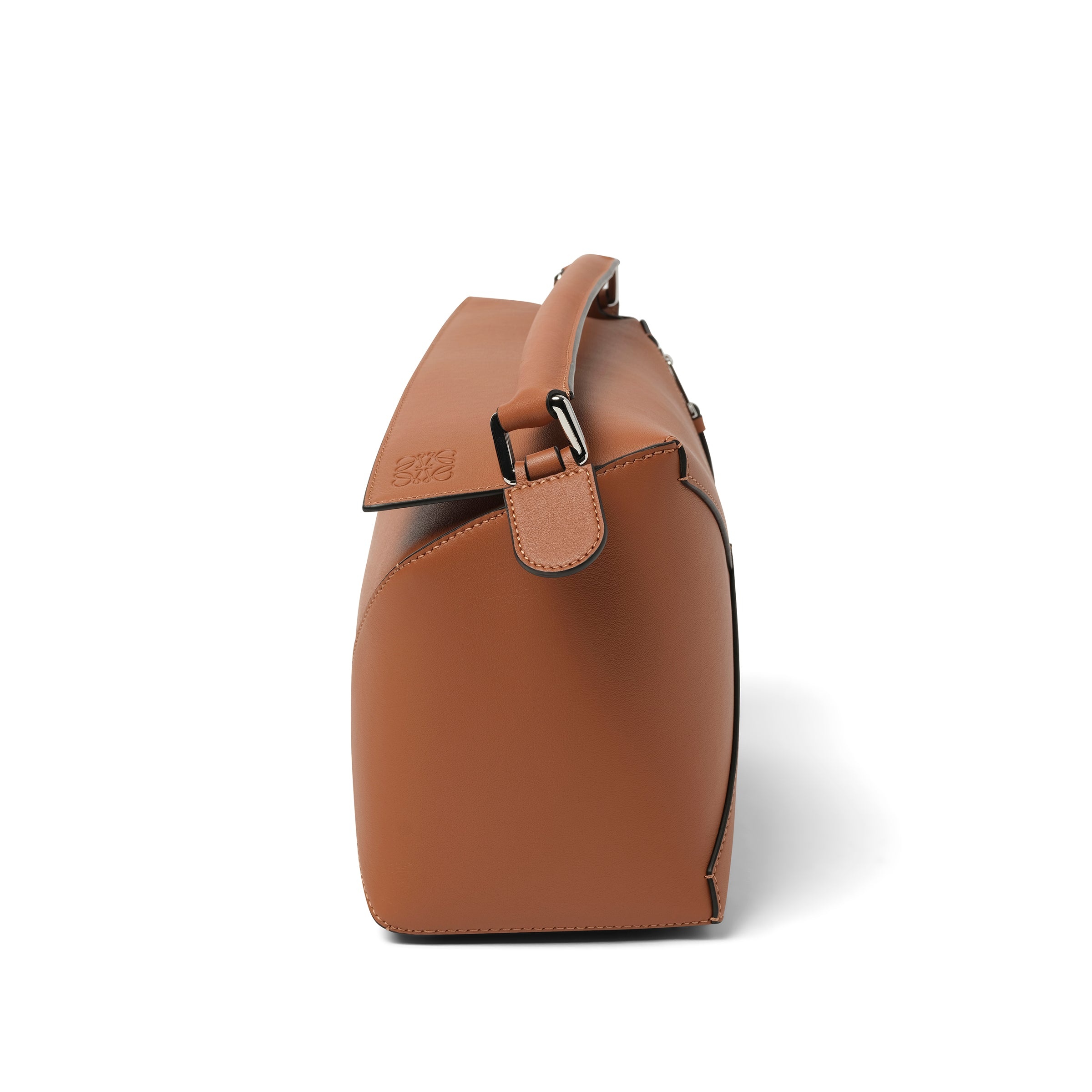 Puzzle Edge Bag in Tan - 4