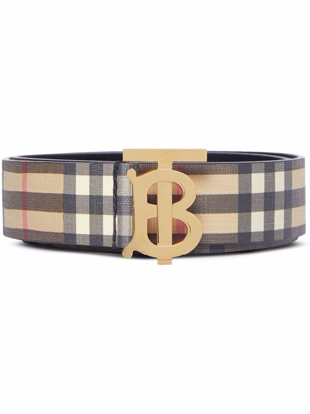 Monogram-buckle Vintage Check belt - 1