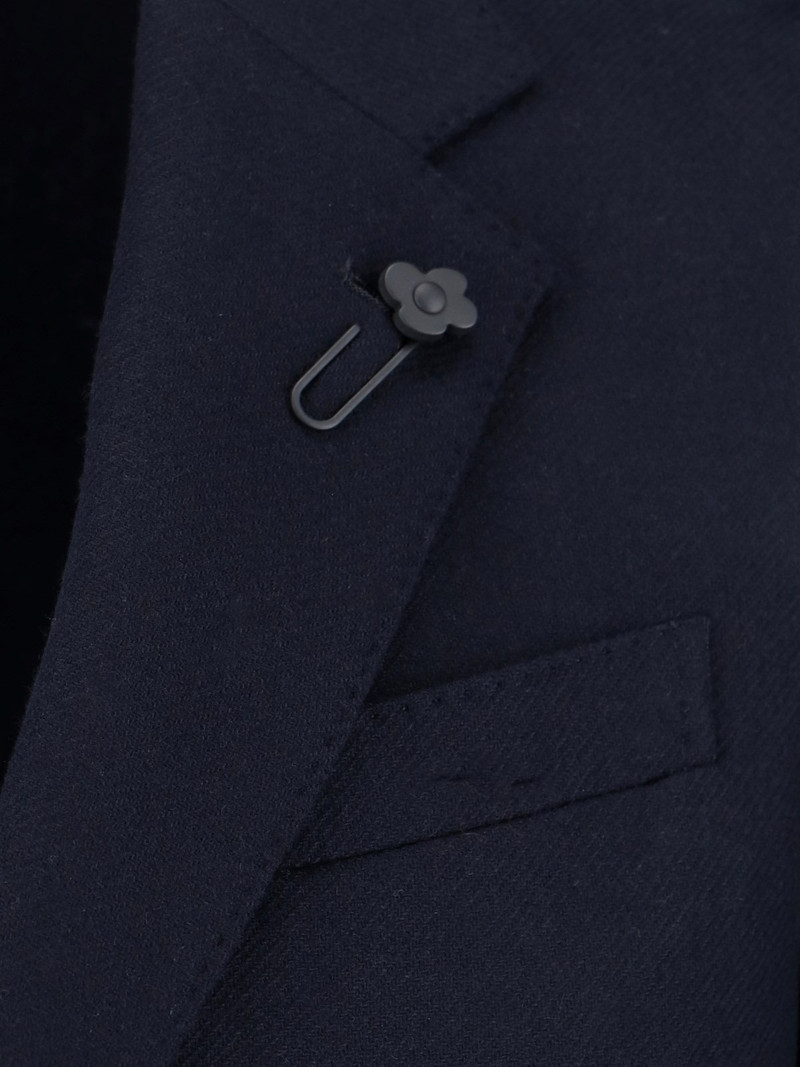 LARDINI SINGLE-BREASTED WOOL AND CASHMERE BLAZER outlook