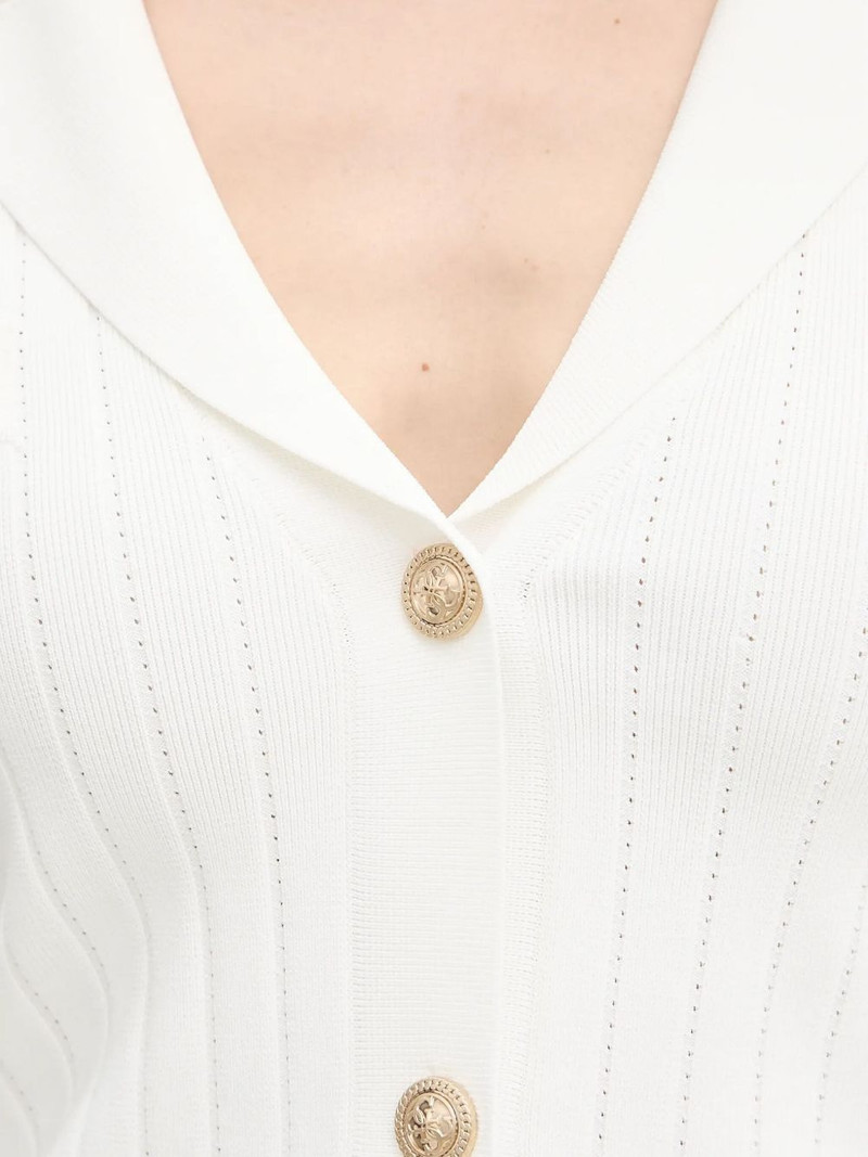 ribbed buttoned cardigan 5