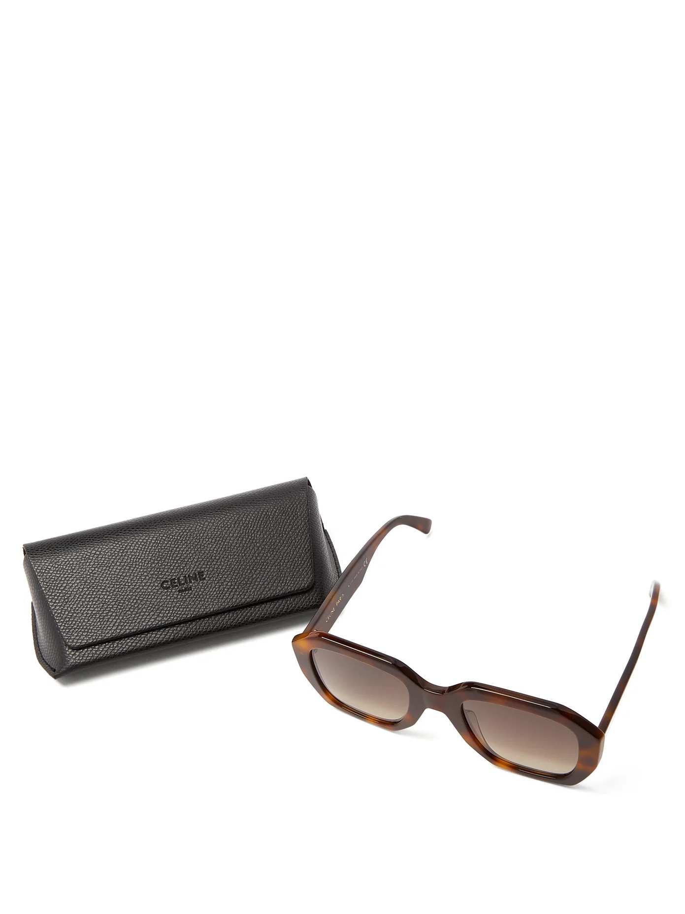 Oversized round tortoiseshell-acetate sunglasses - 5