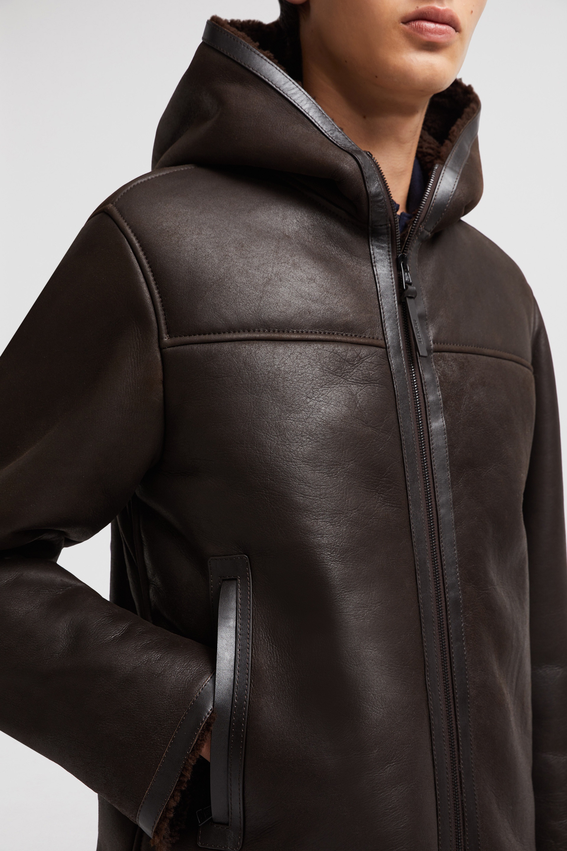 Charnassere Nappa Leather Down Jacket - 6