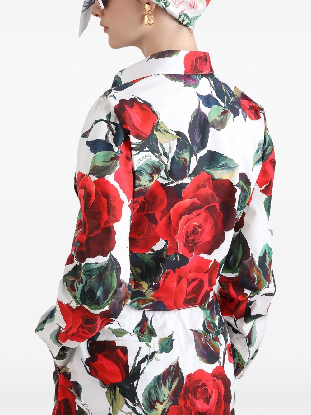 floral-print shirt - 5
