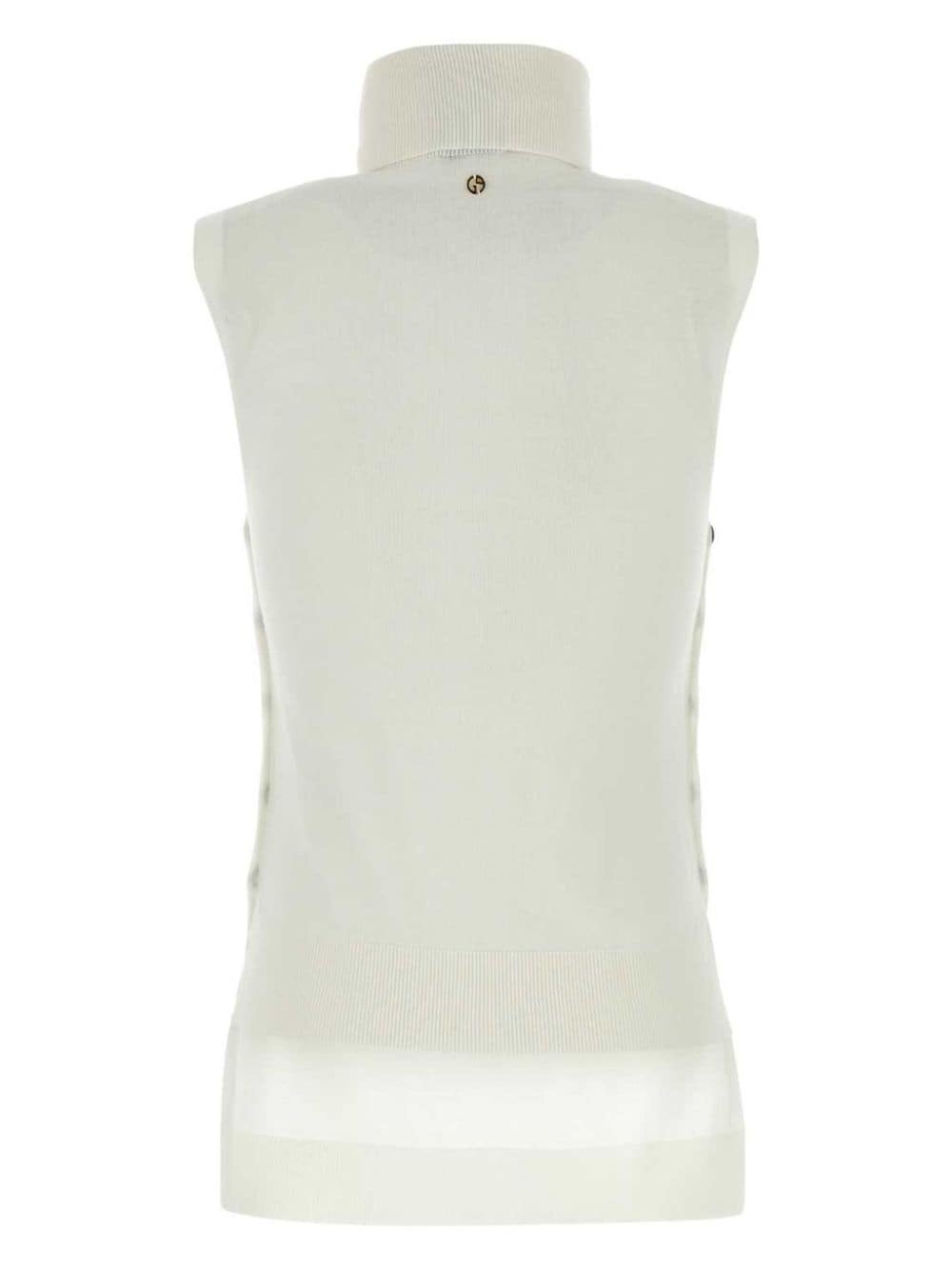 mock-neck wool top - 2