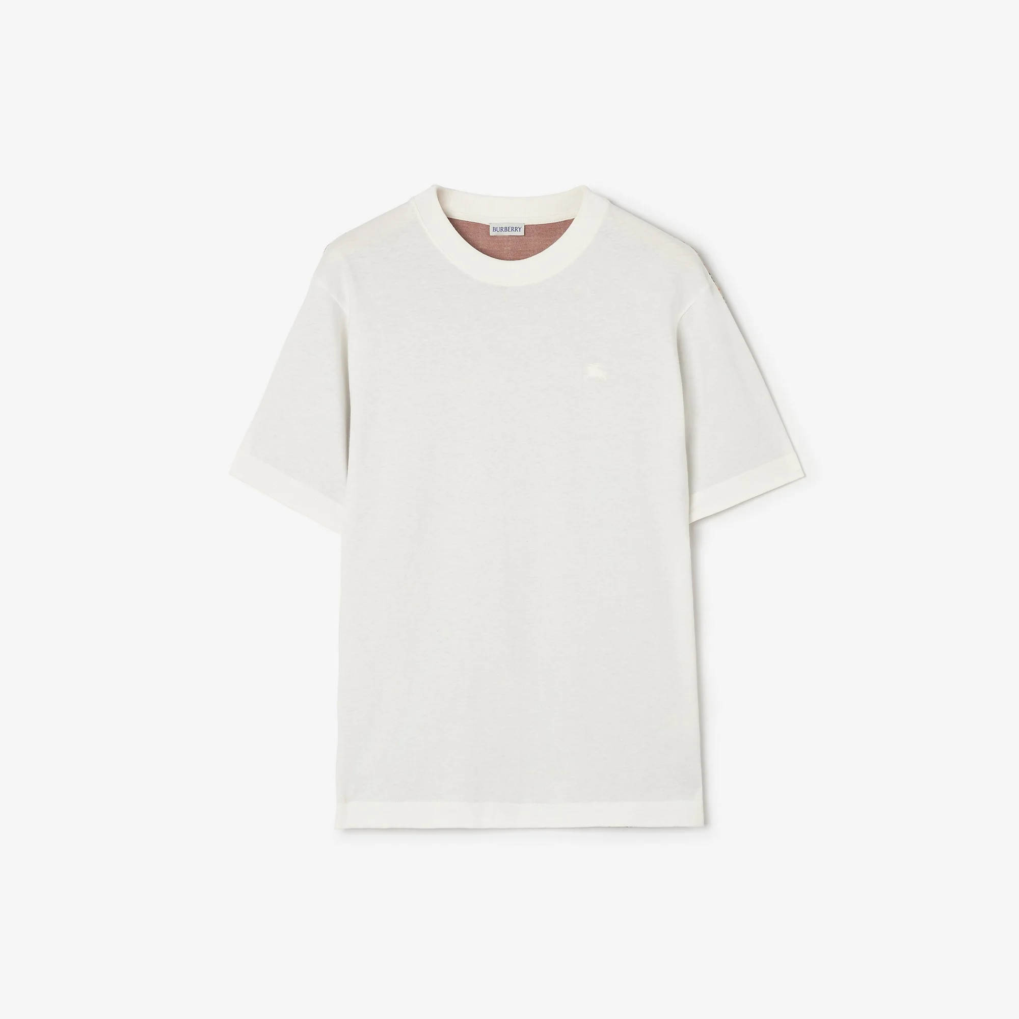 Check Cotton T-shirt - 1