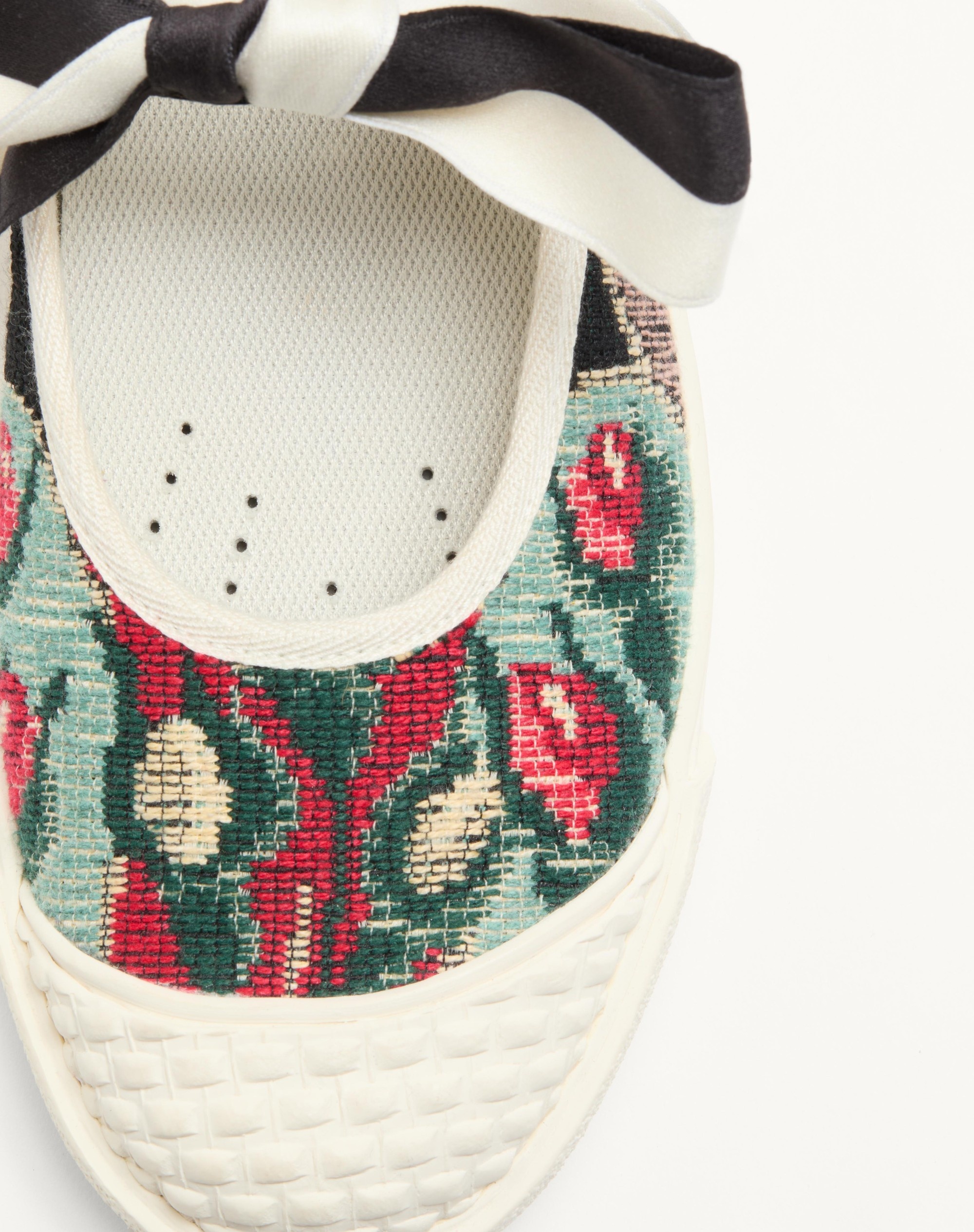 BALLERINA BAY BY BAY SNEAKER IN JACQUARD FABRIC WITH FLORAL EMBROIDERY - 7