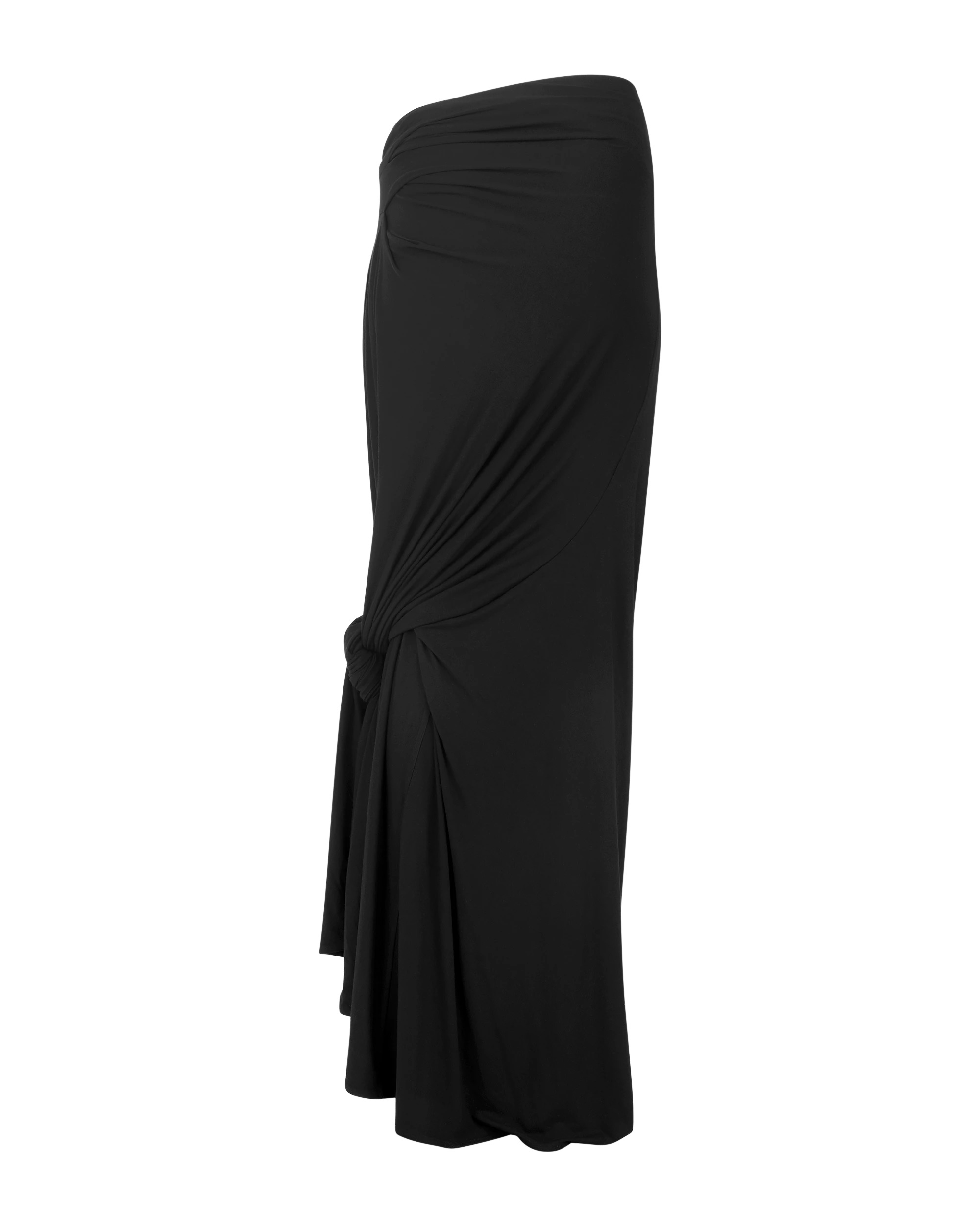 LUMIERE SCARF SKIRT SOOT - 2