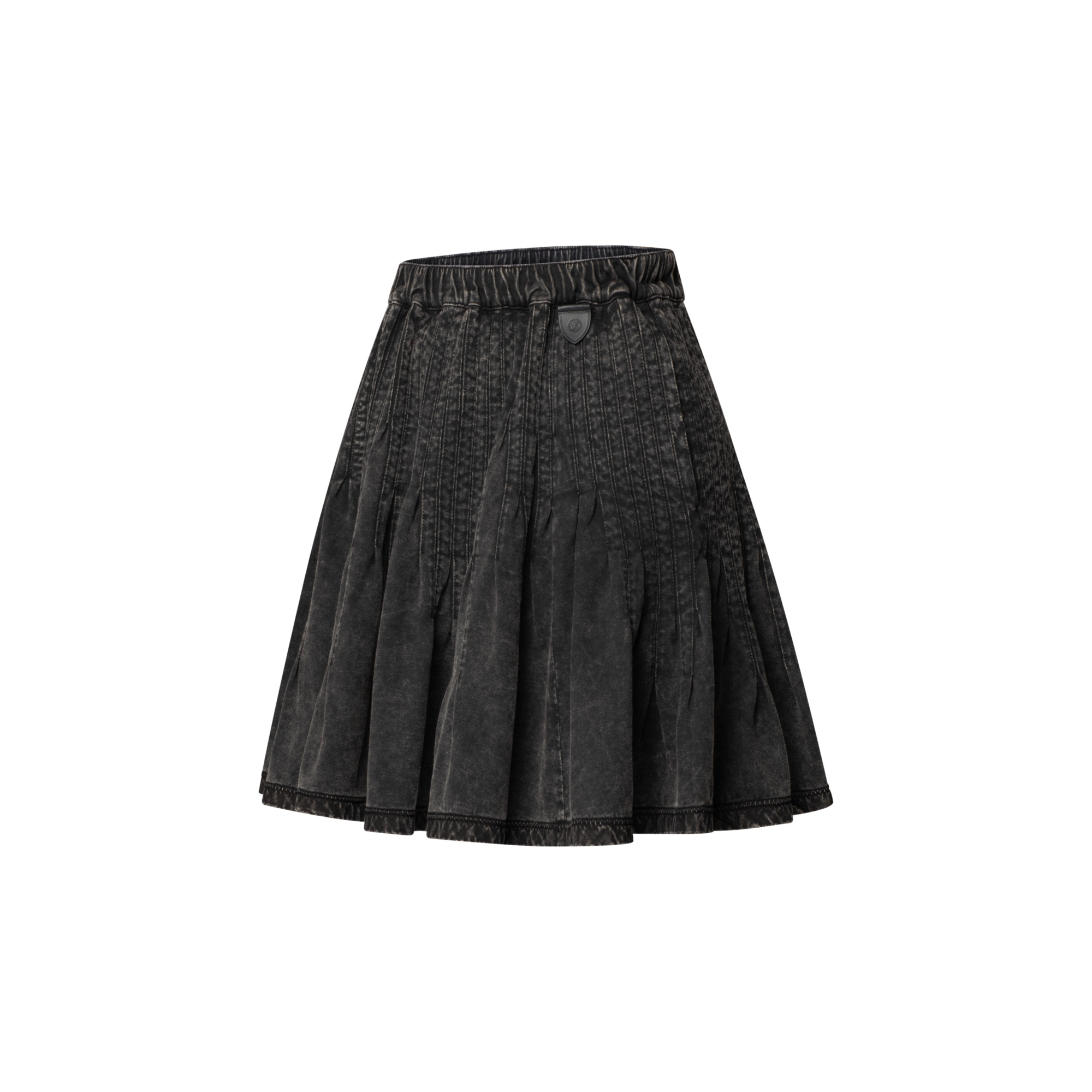 Pleated Jersey Skirt - 2