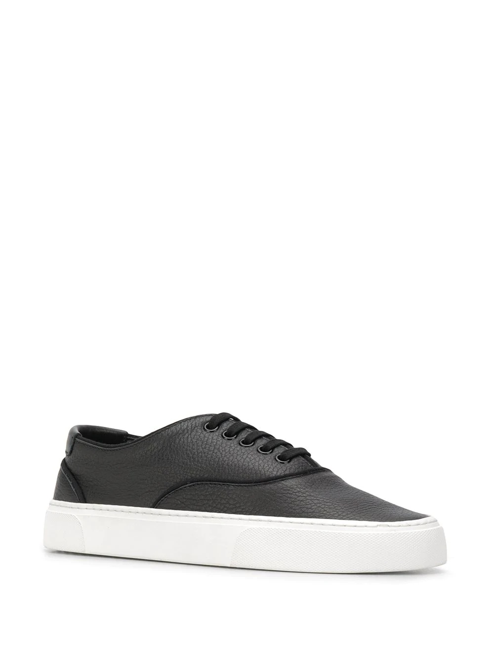 textured low-top sneakers - 2