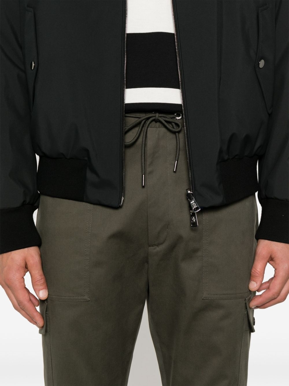 logo-patch trouser - 5
