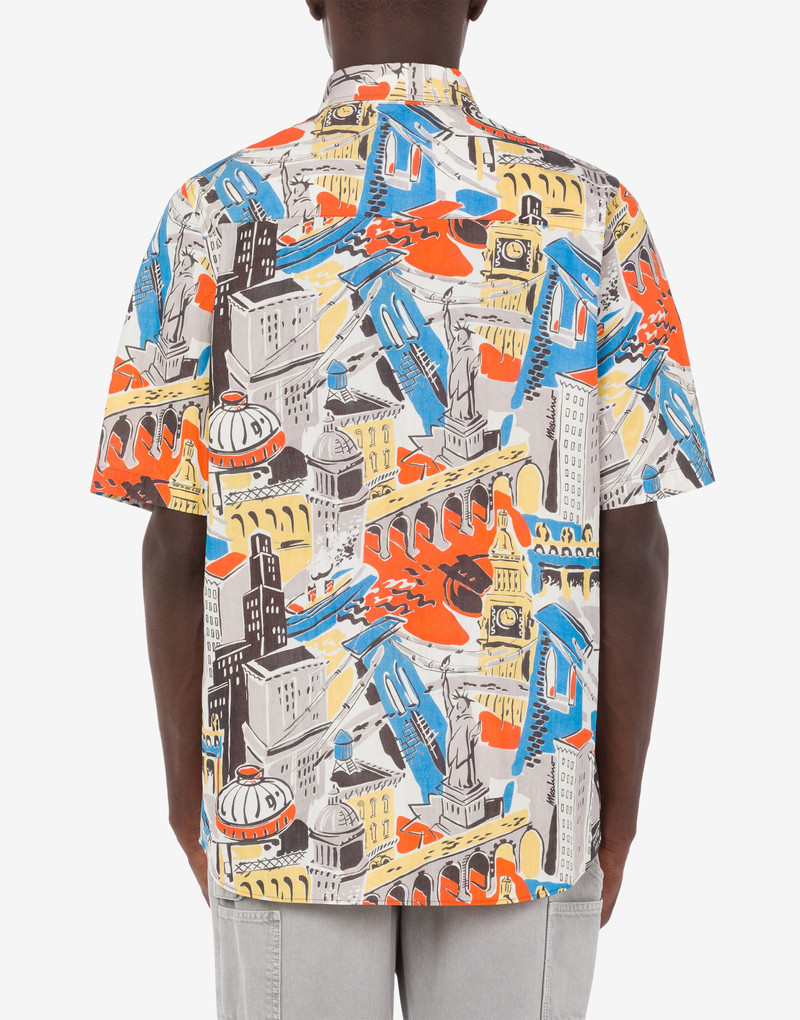 CITY PRINT NYLON SHIRT 3