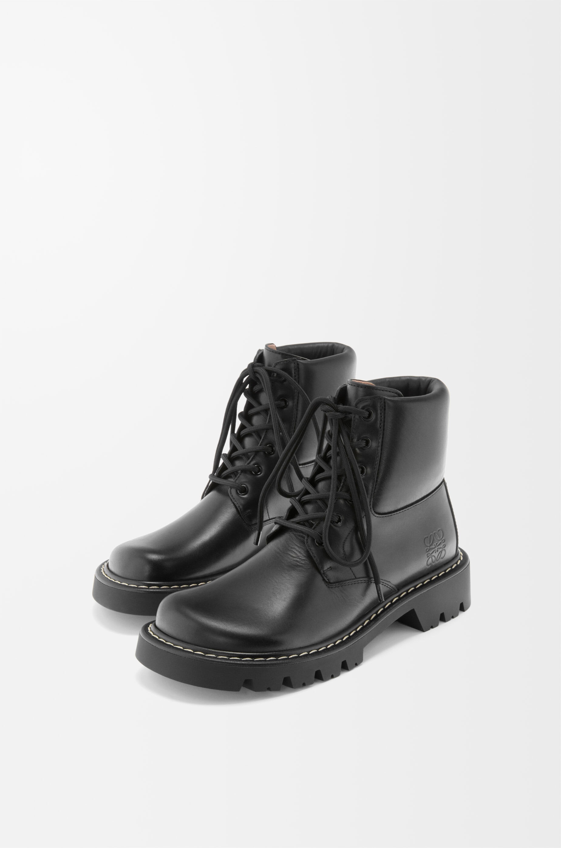 Sierra combat ankle boot in vegetable-tanned calfskin - 2