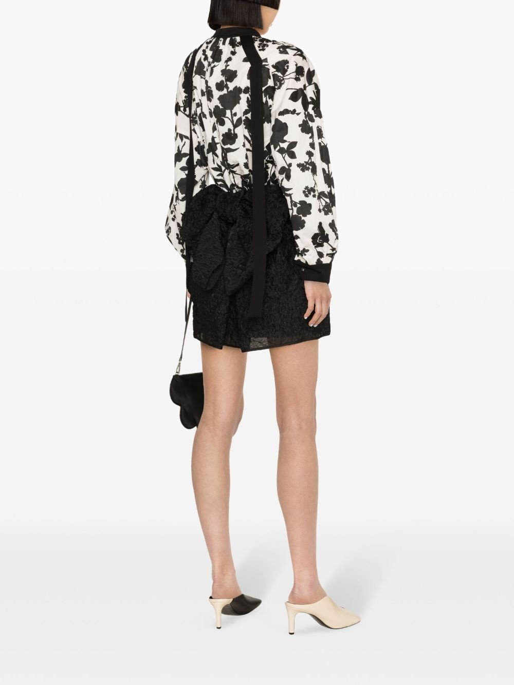 Gaetana floral-print cotton blouse - 3
