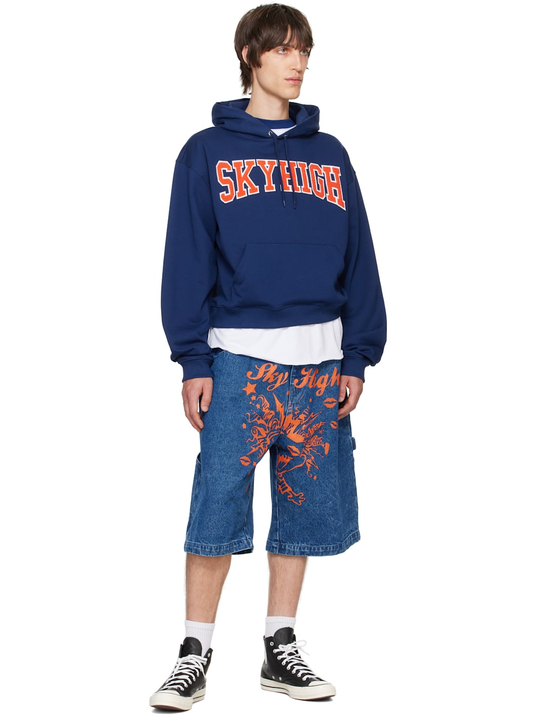 Navy 'Sky High' Syracuse Hoodie - 4