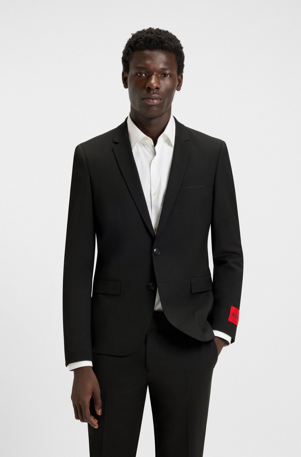 EXTRA-SLIM-FIT JACKET IN A STRETCH-WOOL BLEND - 2