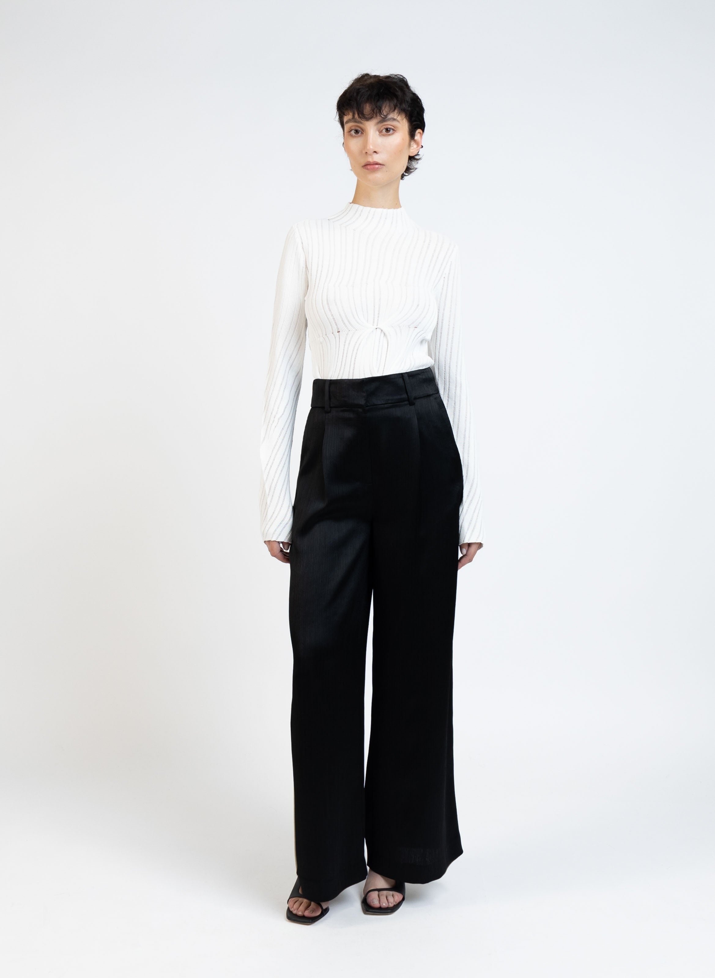 Tailored Trousers/Black - 1