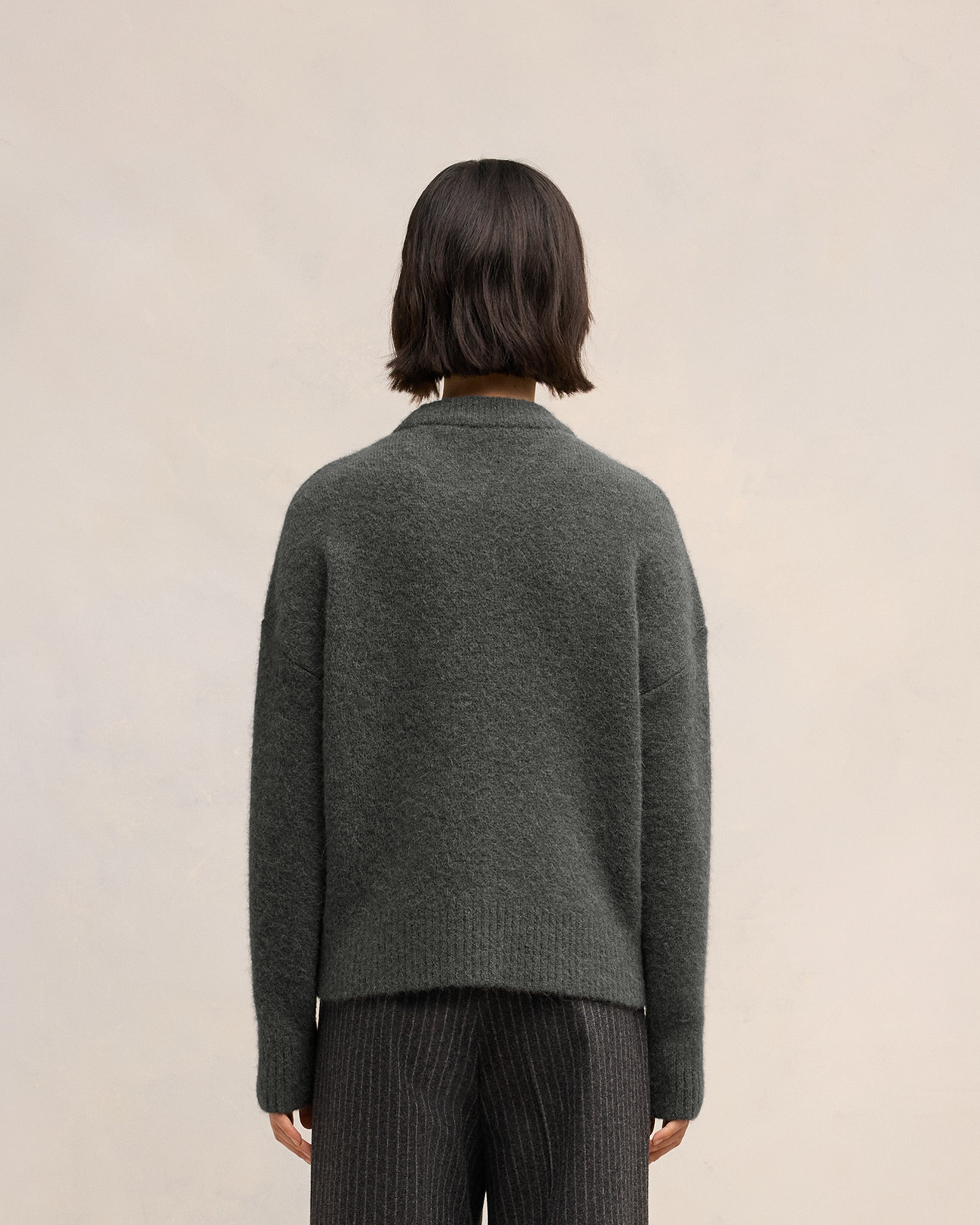 OFF-WHITE AMI DE COEUR CREW NECK SWEATER - 5