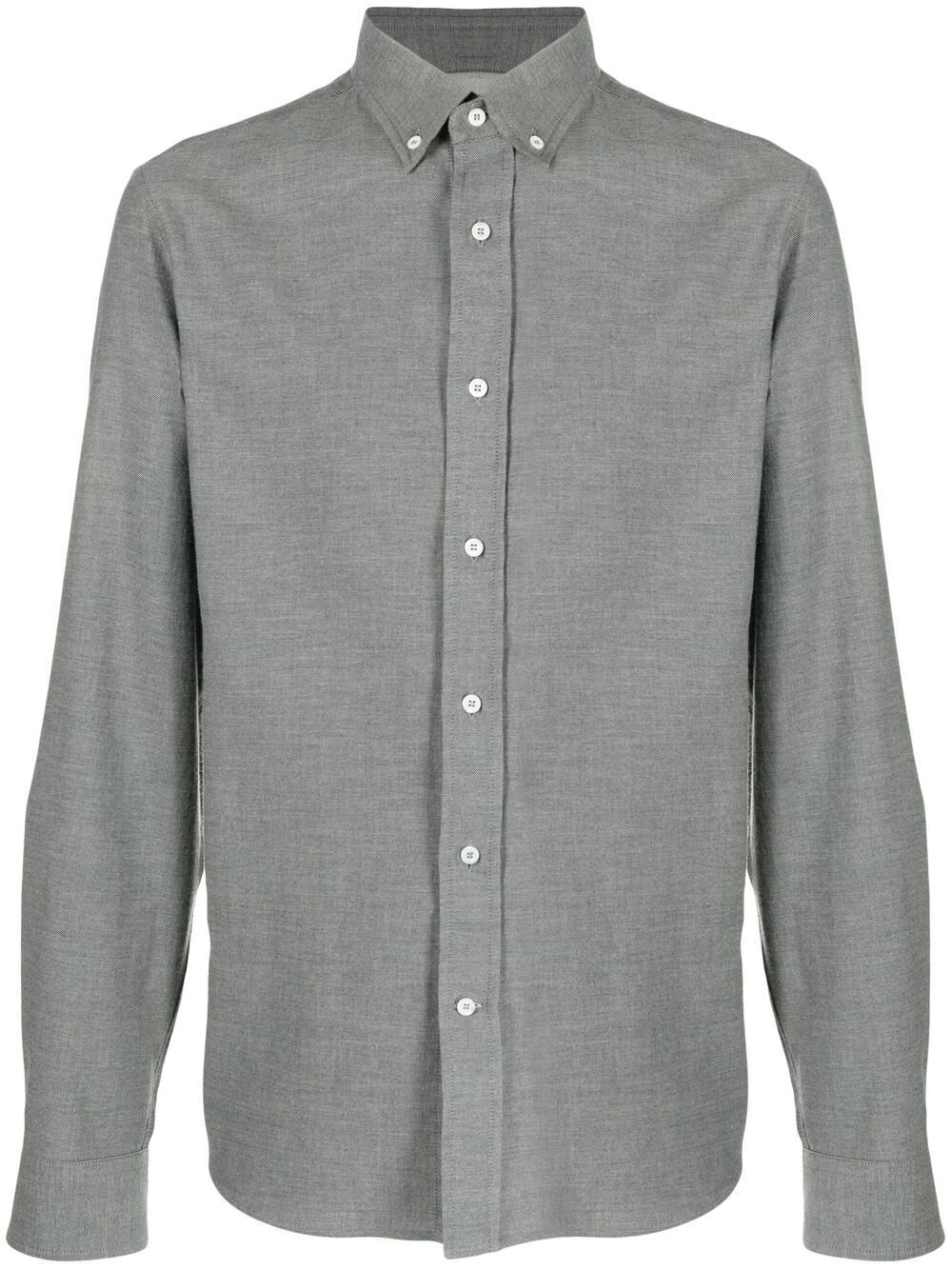 button-down cotton shirt - 1