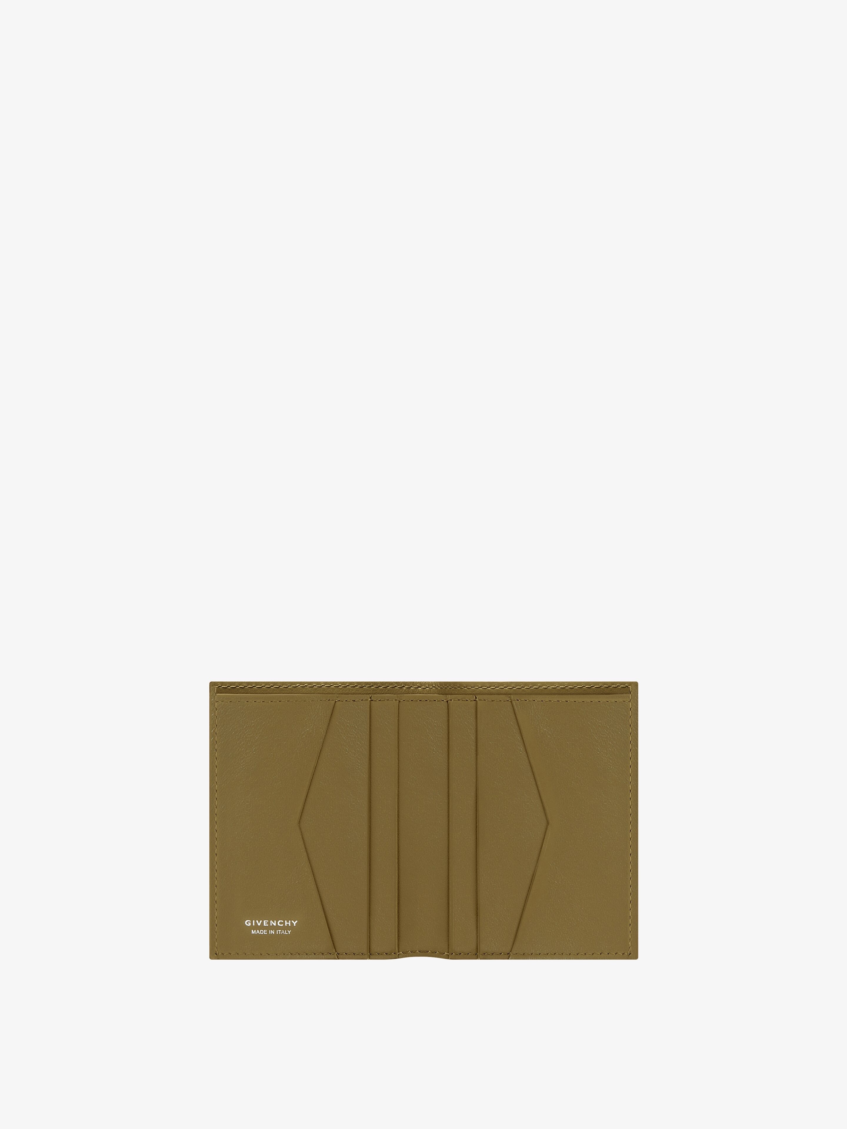 GIVENCHY CARD HOLDER IN BRAIDED-EFFECT LEATHER - 4