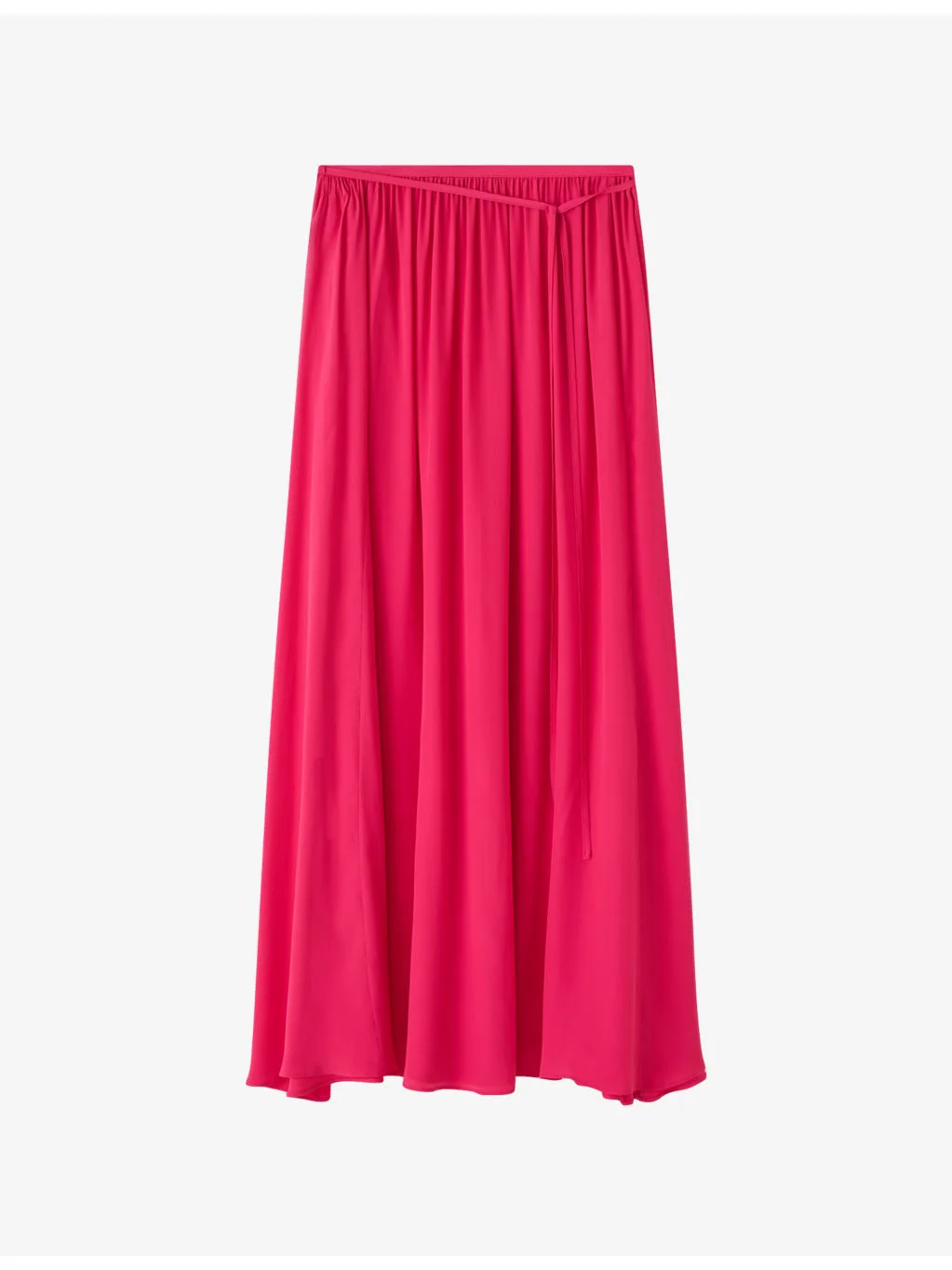 Elba Tie-Waist Crepe Maxi Skirt - 1