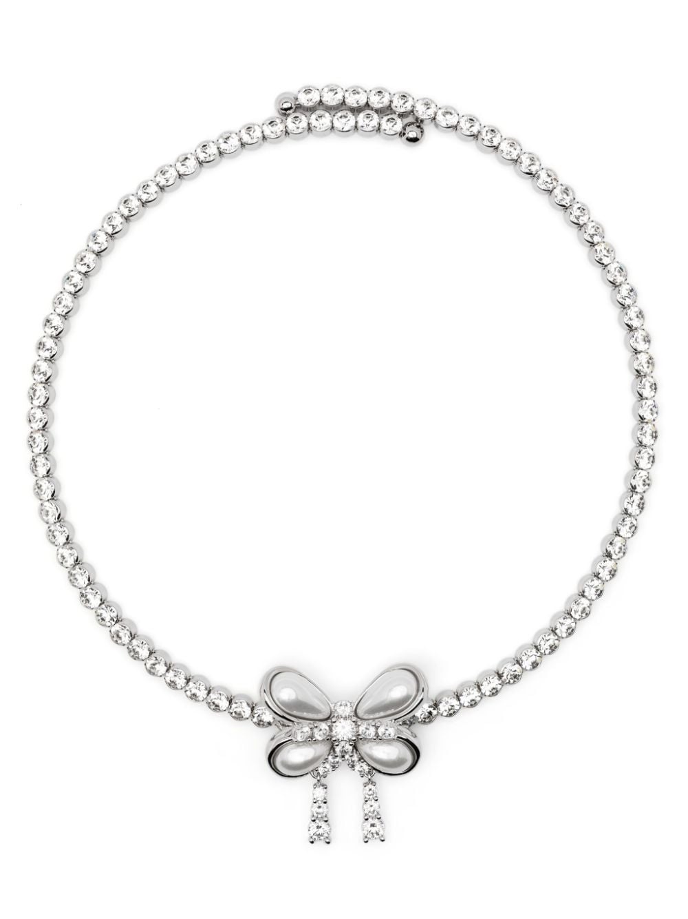 butterfly-motif choker necklace - 1