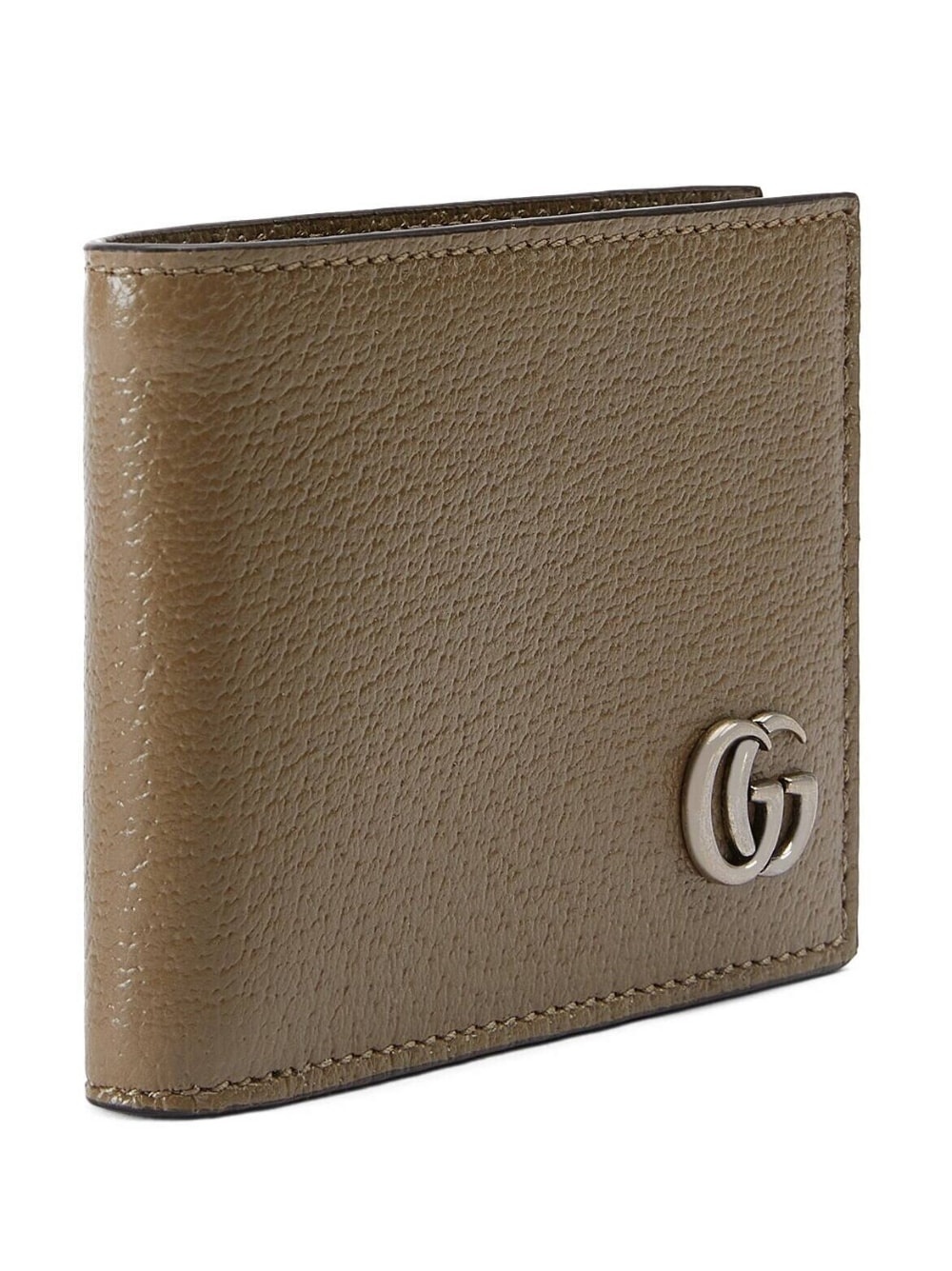 logo-plaque leather wallet - 4