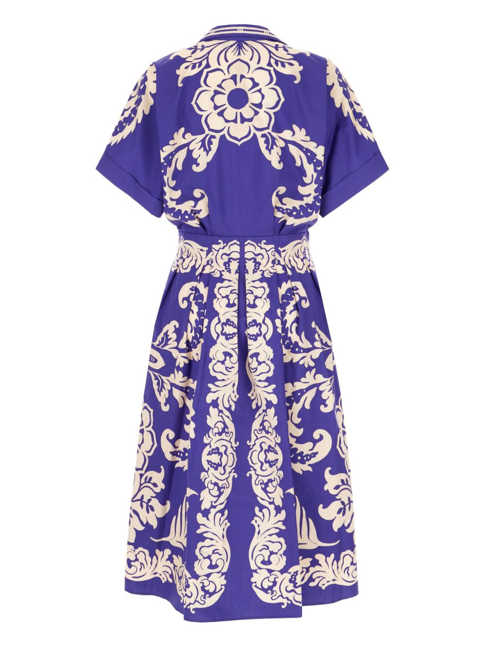 floral-print pleated midi dress - 2