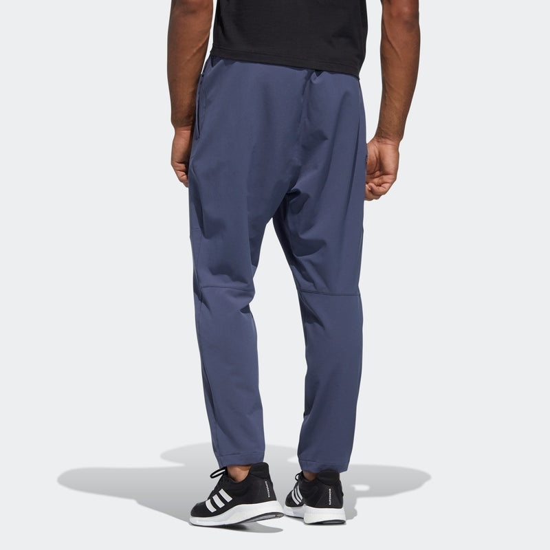 Men's adidas Th Strech Wvpt Woven Sports Pants/Trousers/Joggers Navy Blue HE9897 - 4