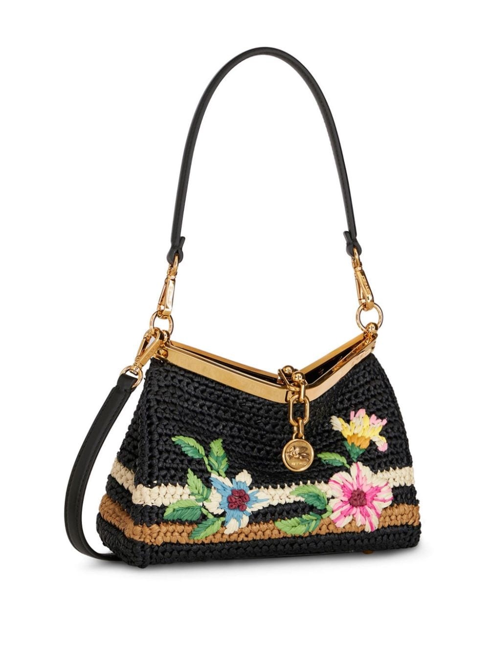 Vela floral-embroidered crossbody bag - 4