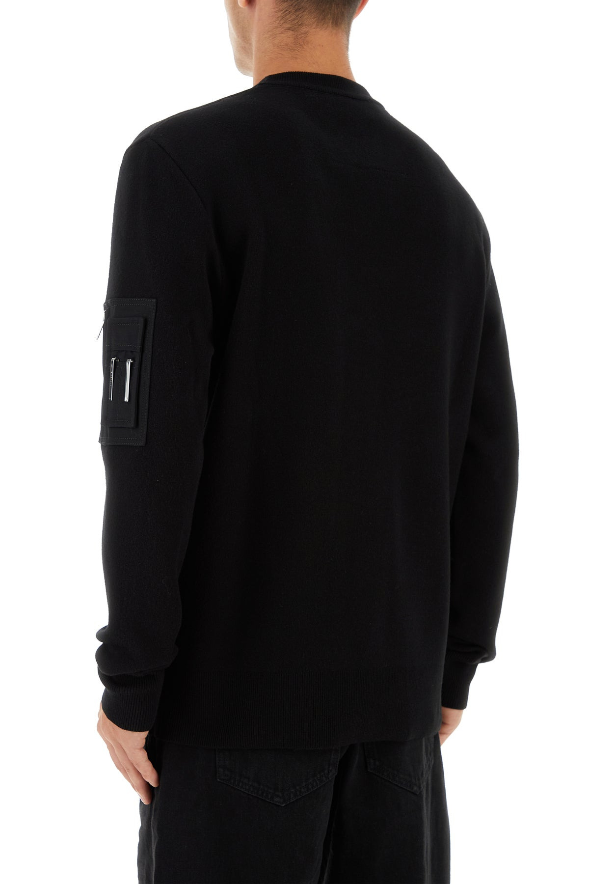 Black wool sweater - 4