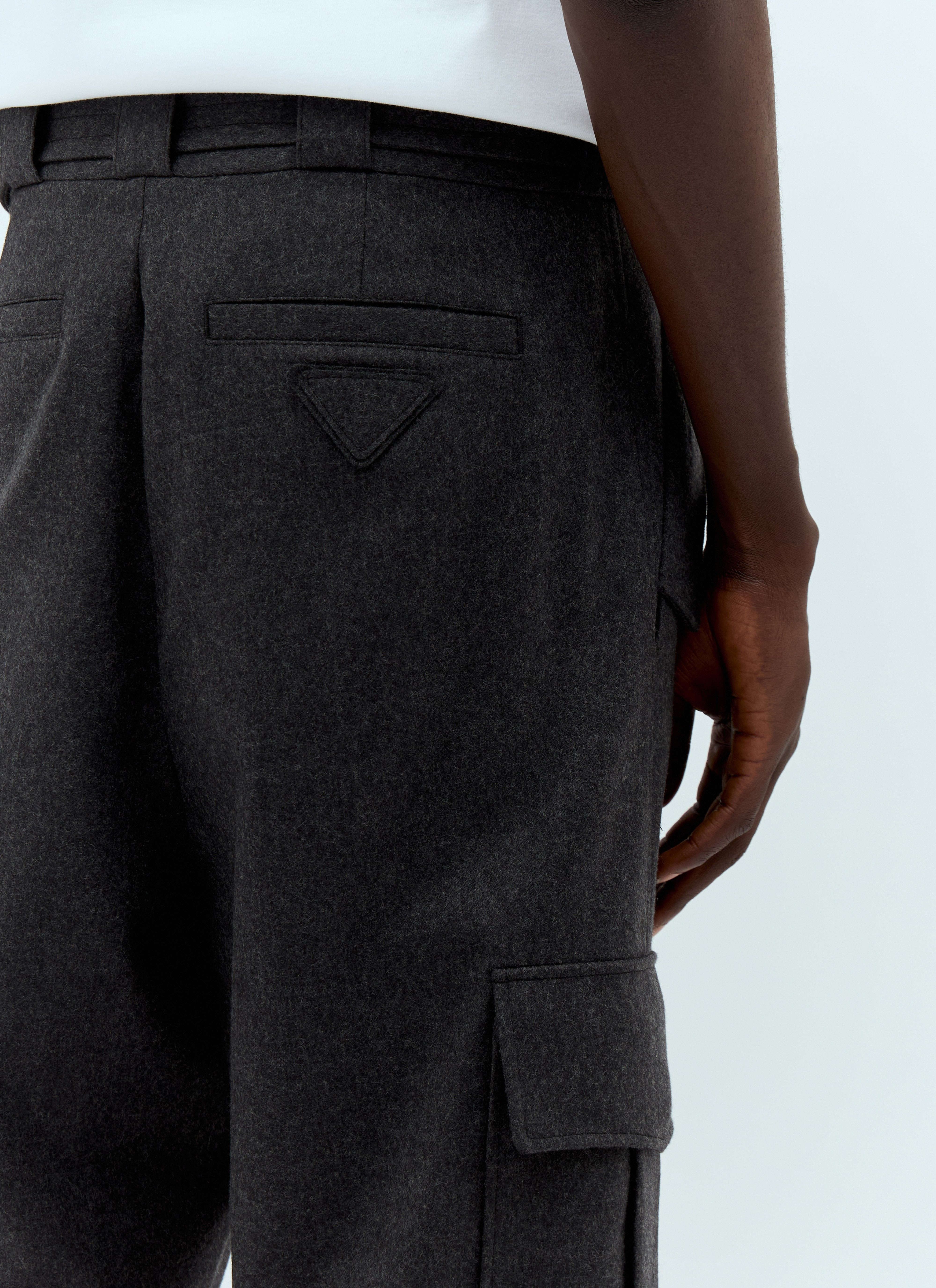 Prada Men Flannel Cargo Pants - 5