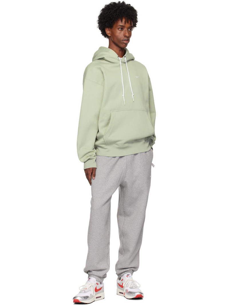 Nike Blue Solo Swoosh Hoodie outlook