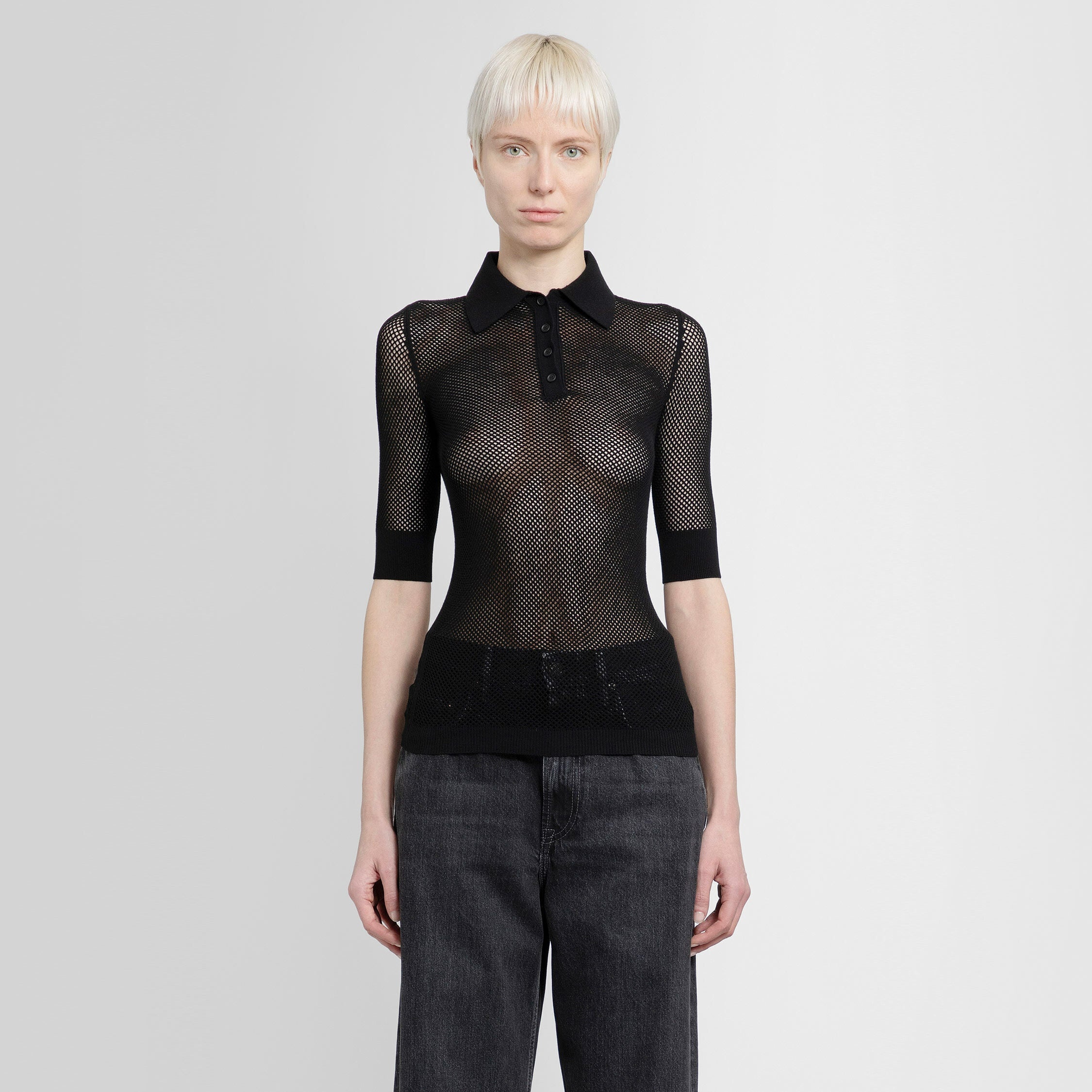 OFF-WHITE WOMAN BLACK T-SHIRTS - 5