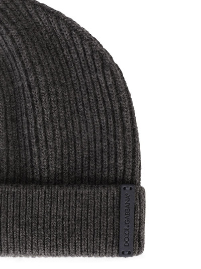 Dolce & Gabbana fine-ribbed beanie outlook