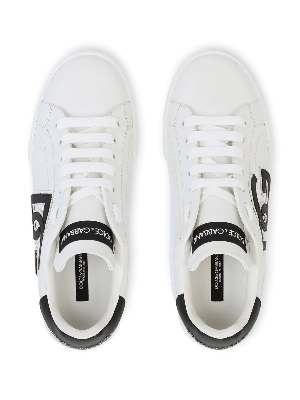 Portofino logo-print low-top sneakers - 4