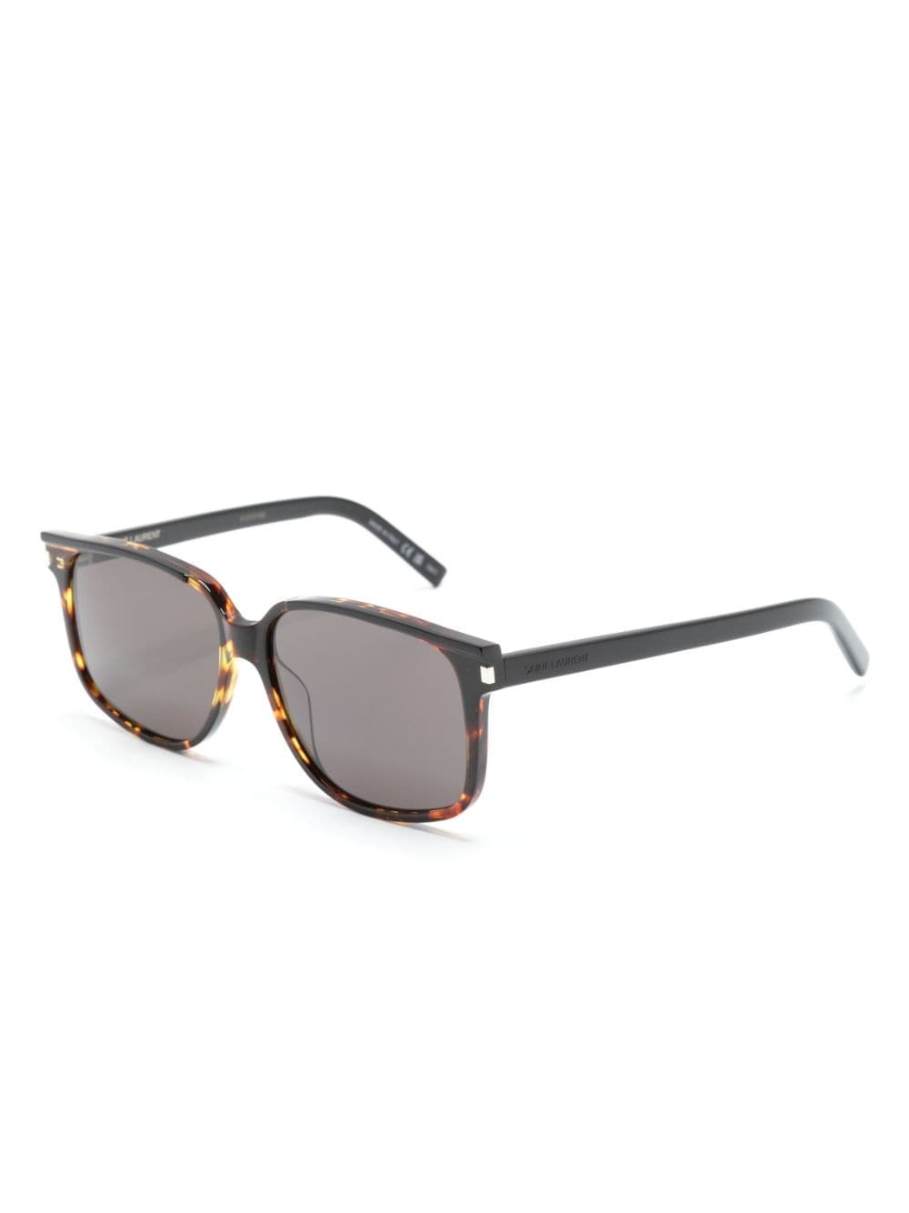 tortoiseshell-effect tinted sunglasses - 2