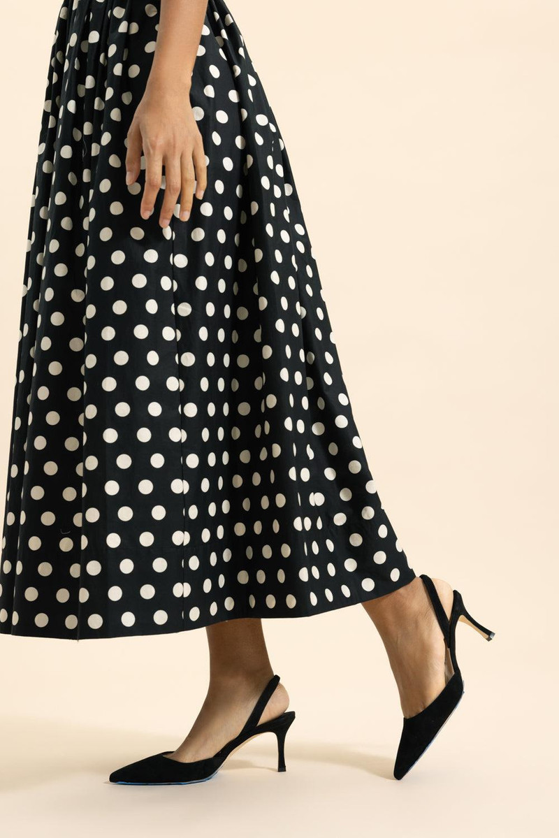 Manolo Blahnik Carolyne Pump 70 - Black Suede outlook