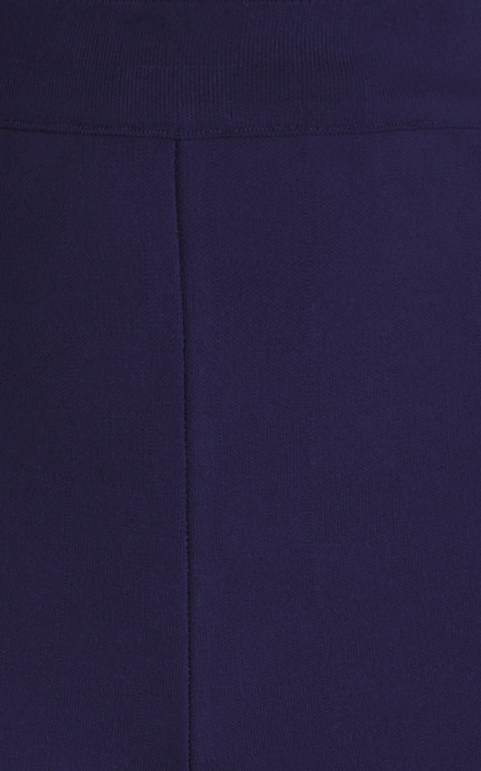 Kick Flared Stretch-Cotton Knit Pants navy - 6